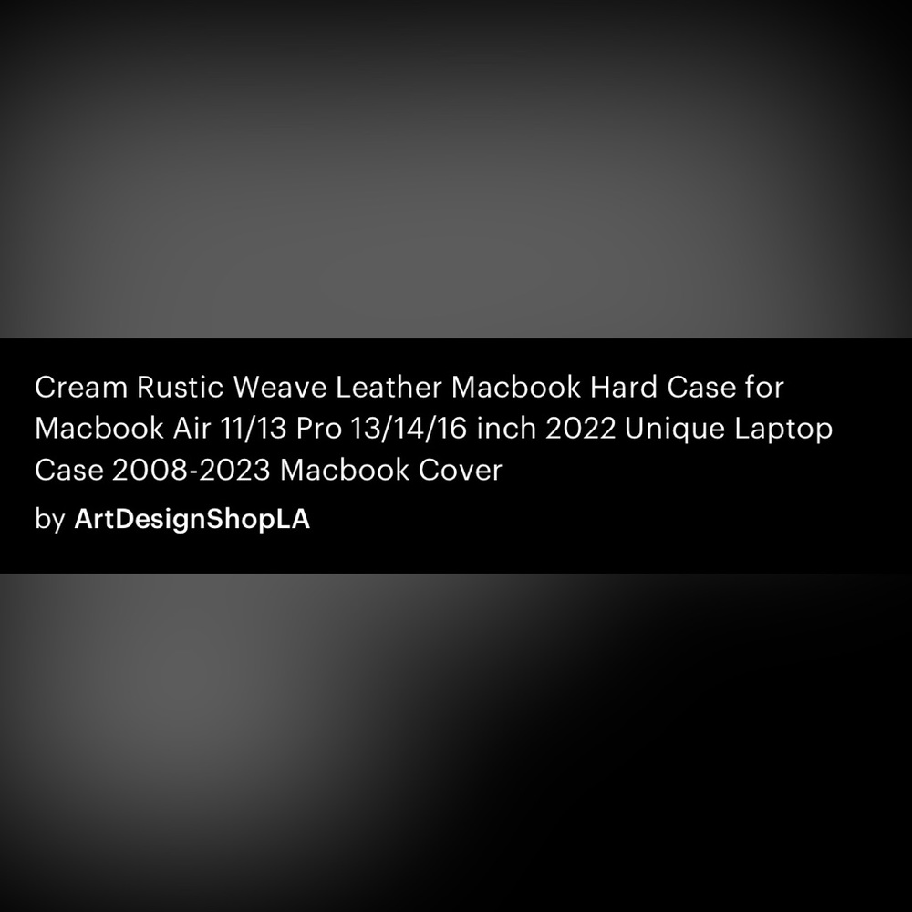 MacBook Pro Rustic Cover - Picture 2 of 5